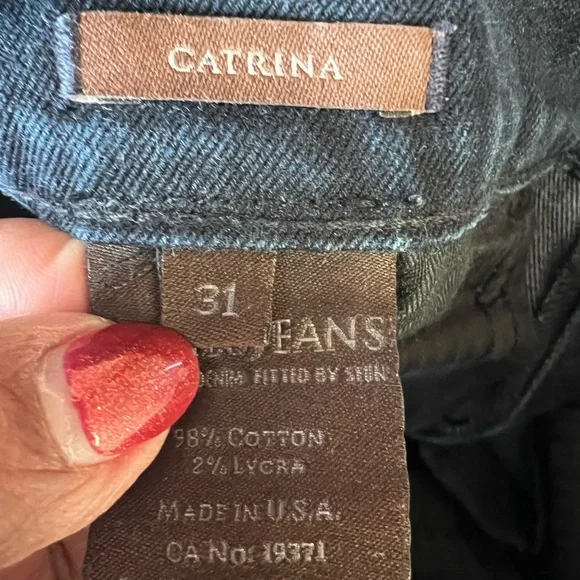 Rare EUC James Jeans Dark Blue Straight Leg Women's Jeans - Picture 4 of 6